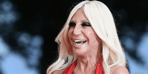 versace donatella pelle|donatella versace personal life.